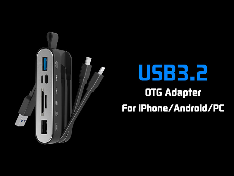 USB C TF SD Card Reader